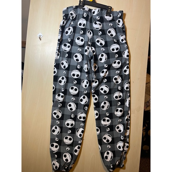 Disney Tim Burtons The Nightmare Before Christmas Jack Skellington Pajama M - Picture 2 of 6